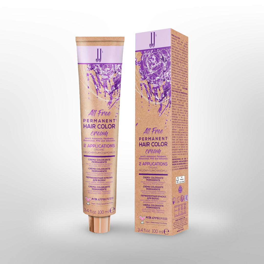 JJ ALL FREE - Wegański Krem Koloryzujący 100ml